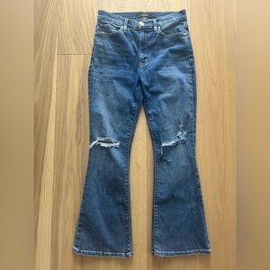 Hudson Distressed Flare Jeans